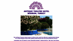 What Antiquetheatrehotel.com website looked like in 2017 (6 years ago)
