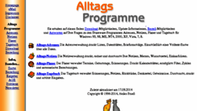 What Alltagsprogramme.de website looked like in 2017 (8 years ago)