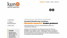 What Agenturkuno.de website looked like in 2017 (6 years ago)