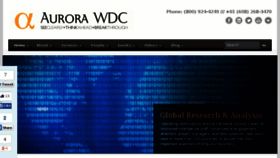 What Aurorawdc.com website looked like in 2017 (6 years ago)