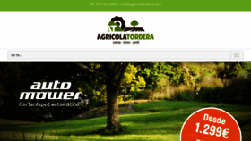What Agricolatordera.com website looked like in 2017 (6 years ago)