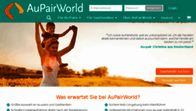 What Aupair-world.at website looked like in 2017 (6 years ago)