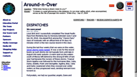 What Around-n-over.org website looked like in 2017 (8 years ago)