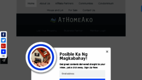 What Athomeako.com website looked like in 2017 (6 years ago)