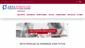 What Aryapsikoloji.com.tr website looked like in 2017 (6 years ago)