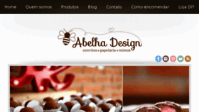 What Abelhadesign.com website looked like in 2017 (6 years ago)