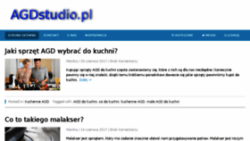 What Agdstudio.pl website looked like in 2017 (6 years ago)