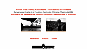 What Auschwitz.be website looked like in 2017 (6 years ago)