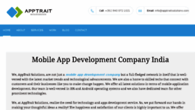 What Apptraitsolutions.com website looked like in 2017 (6 years ago)