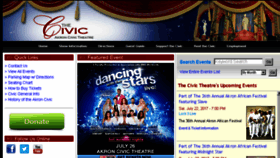 What Akroncivic.com website looked like in 2017 (6 years ago)