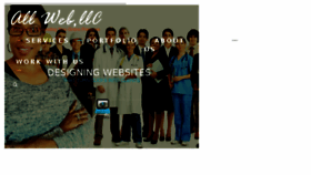 What Allwebllc.com website looked like in 2017 (6 years ago)