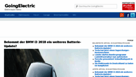 What Analytics.goingelectric.de website looked like in 2017 (6 years ago)