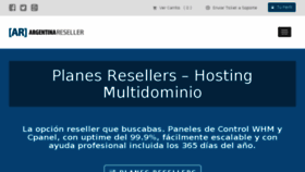 What Argentinareseller.com website looked like in 2017 (6 years ago)