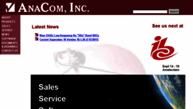 What Anacominc.com website looked like in 2017 (6 years ago)