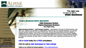 What Alpinebusinessbrokers.com website looked like in 2017 (6 years ago)