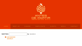 What Antesdepartir.org.mx website looked like in 2017 (6 years ago)