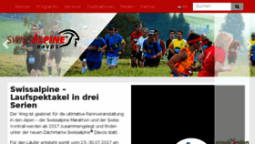 What Alpinathlon.ch website looked like in 2017 (6 years ago)