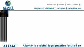 What Aliantlaw.com website looked like in 2017 (6 years ago)