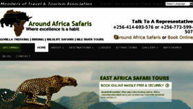What Aroundafricasafari.com website looked like in 2017 (6 years ago)