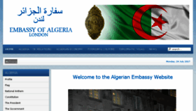 What Algerianembassy.org.uk website looked like in 2017 (6 years ago)