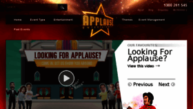 What Applause.com.au website looked like in 2017 (6 years ago)
