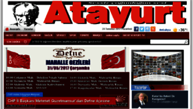 What Atayurtgazetesi.com.tr website looked like in 2017 (6 years ago)