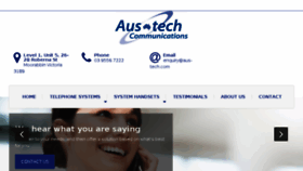 What Aus-tech.com website looked like in 2017 (6 years ago)