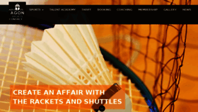 What Agonsports.in website looked like in 2017 (6 years ago)