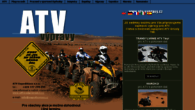 What Atv-vypravy.cz website looked like in 2017 (6 years ago)