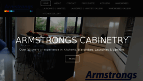 What Armstrongs.com.au website looked like in 2017 (6 years ago)