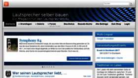 What Acoustic-design-magazin.de website looked like in 2017 (6 years ago)