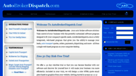 What Autobrokerdispatch.com website looked like in 2017 (6 years ago)