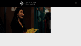 What Actschurch.org website looked like in 2017 (6 years ago)