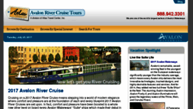 What Avalon.rivercruisetours.com website looked like in 2017 (6 years ago)