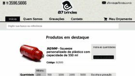 What A7brindes.com.br website looked like in 2017 (6 years ago)