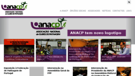 What Anacp.pt website looked like in 2017 (6 years ago)