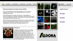 What Aldora.nl website looked like in 2017 (6 years ago)