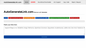 What Autogeneratelink.com website looked like in 2017 (6 years ago)