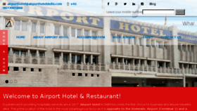 What Airporthoteldelhi.com website looked like in 2017 (6 years ago)