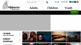 What Afumc.org website looked like in 2017 (8 years ago)