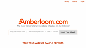 What Amberloom.com website looked like in 2017 (6 years ago)