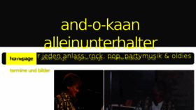What Andokaan.de website looked like in 2017 (6 years ago)