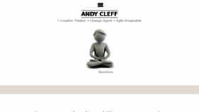 What Andycleff.com website looked like in 2017 (6 years ago)