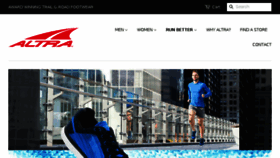 What Altrarunning.ca website looked like in 2017 (6 years ago)