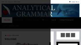 What Analyticalgrammar.com website looked like in 2017 (6 years ago)