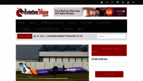 What Aviationwales.com website looked like in 2017 (6 years ago)