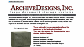 What Archivedesignsinc.com website looked like in 2017 (6 years ago)