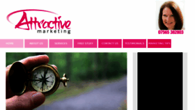 What Attractivemarketing.biz website looked like in 2017 (6 years ago)
