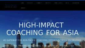 What Apaccoaching.com website looked like in 2017 (6 years ago)