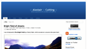 What Acutting.co.uk website looked like in 2017 (8 years ago)